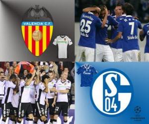 yapboz UEFA Şampiyonlar Ligi Sekizinci finallerinde 2010-11, Valencia CF - FC Schalke 04